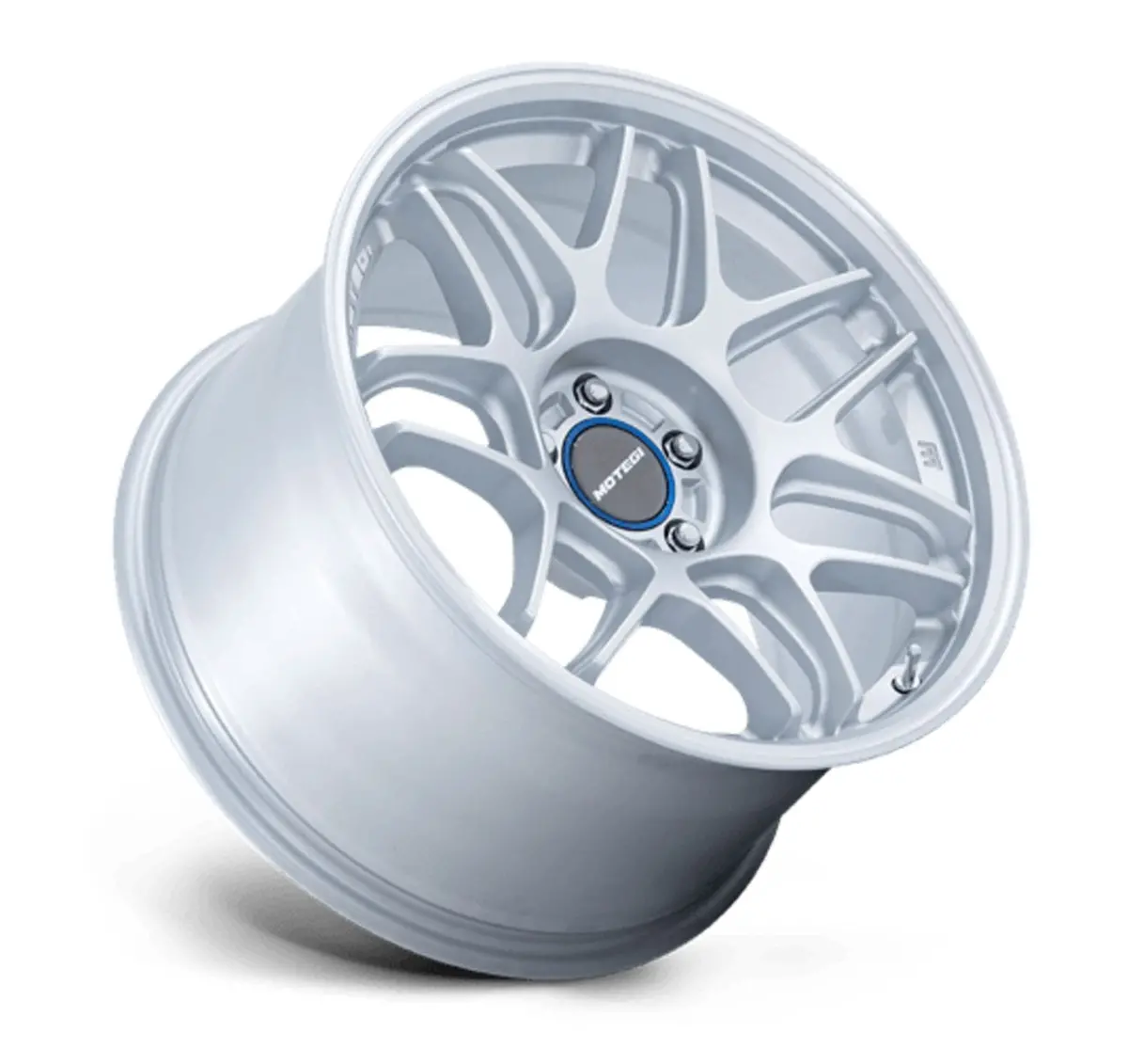 Motegi Tsubaki Tesla Model 3 18" Front And Rear Wheel And Tire Package - Hyper Silver 2