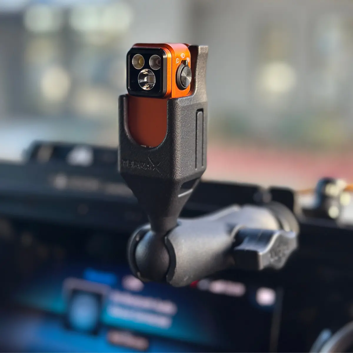 Terra X Olight Oclip Pro Van Light With Navilight Mount – Red & White Cockpit Light For Campers & Rvs 1