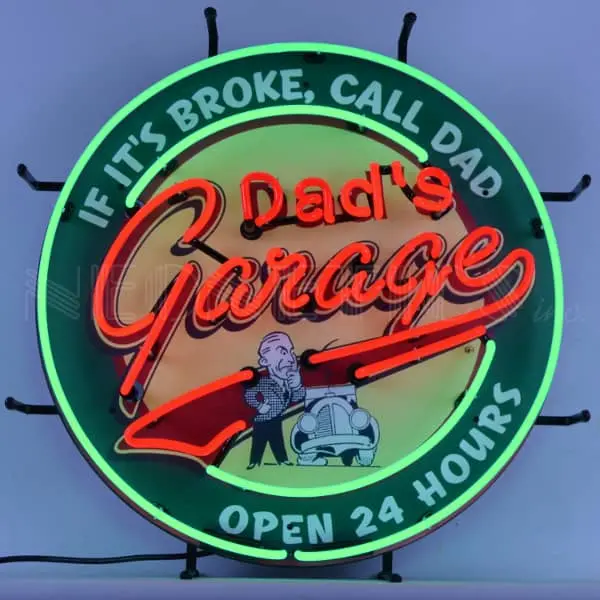 Neonetics 5Dadsg Dad's Garage Neon Sign 1