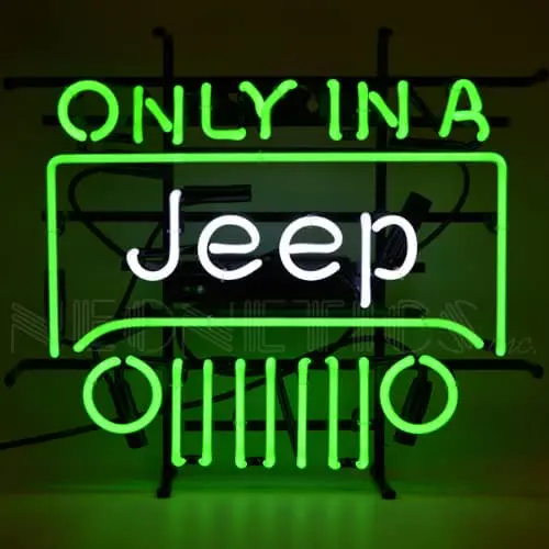 Neonetics 5Jeepx Neon Sign Only In A Jeep 1