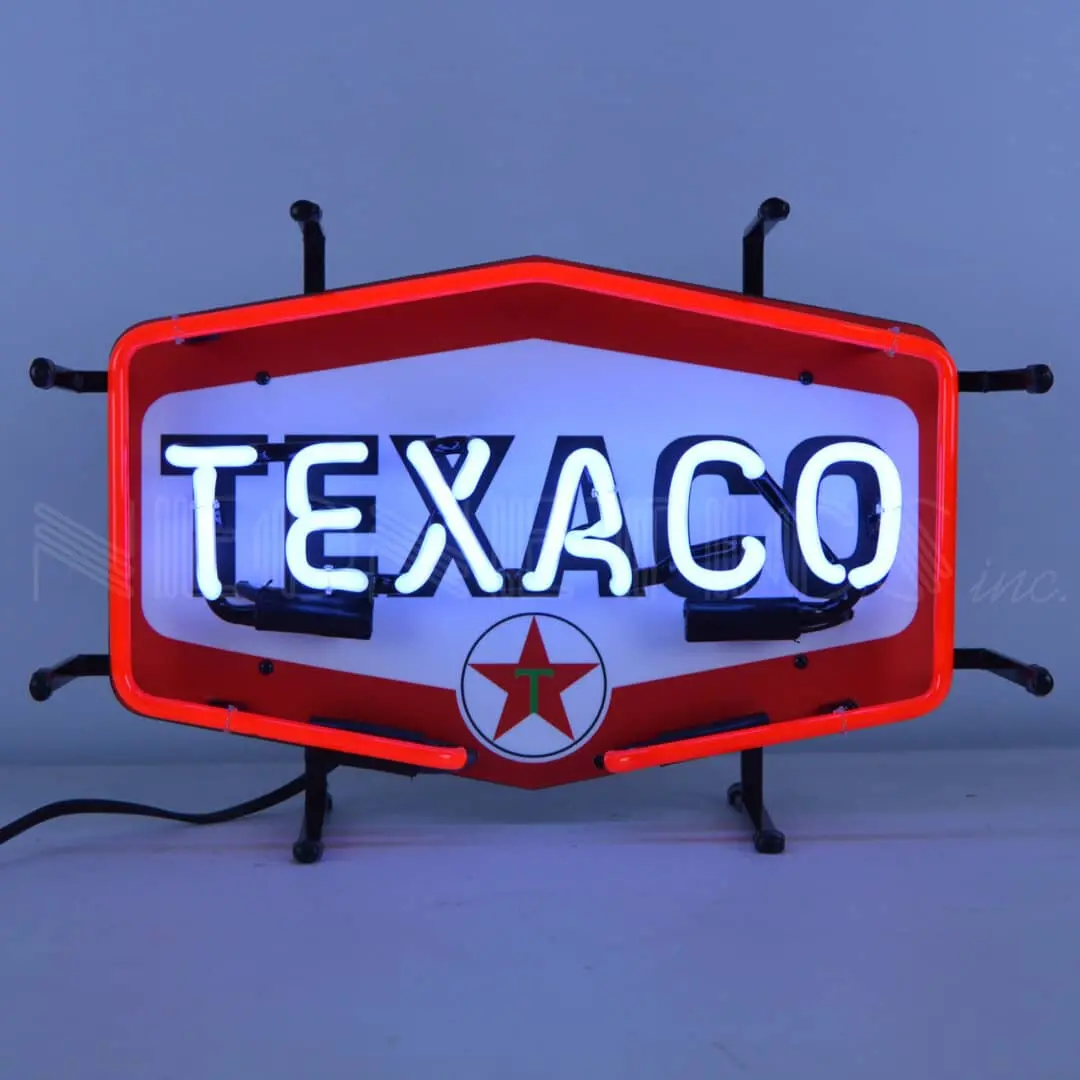 Neonetics 5Smltx Neon Sign Texaco Hexagon 1