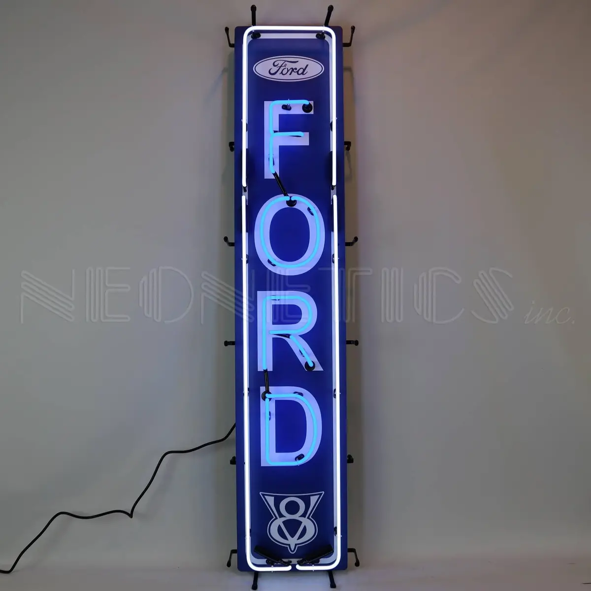 Neonetics 5Vtfrd Neon Sign Ford Vertical 1
