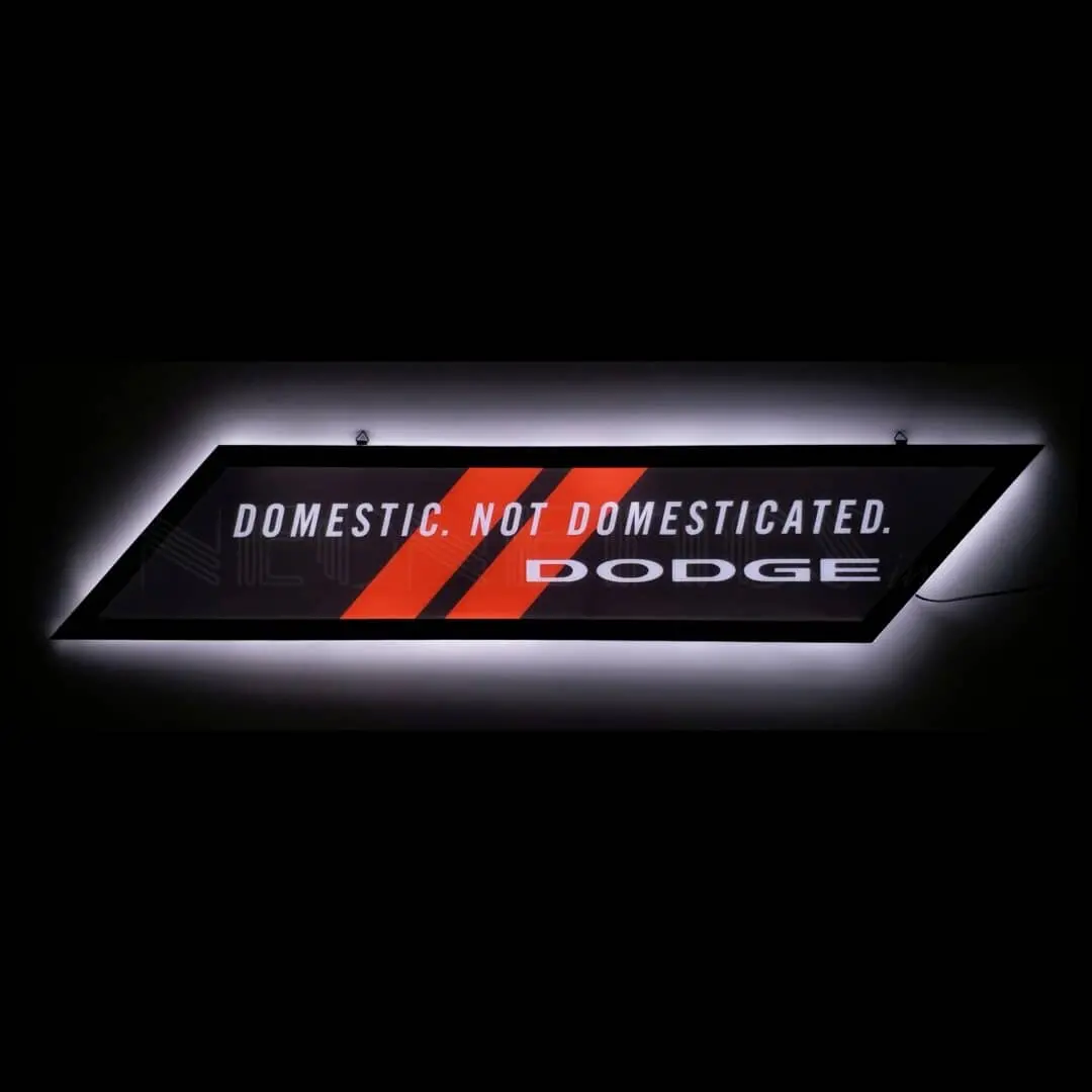Neonetics 7Leddg Backlit Led Sign Dodge 1