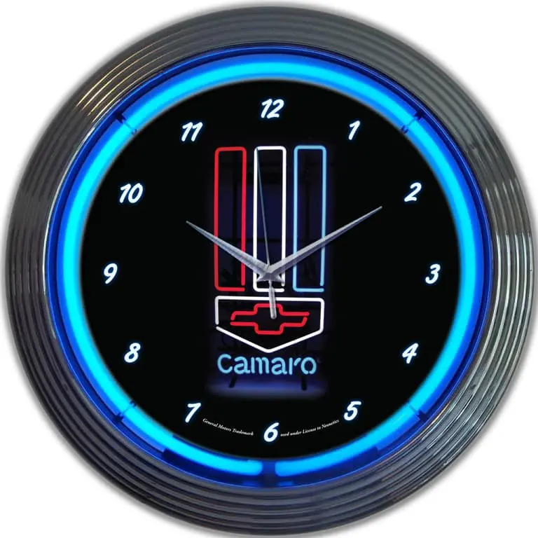 Neonetics 8Camrwb Neon Clock Camaro Red 1