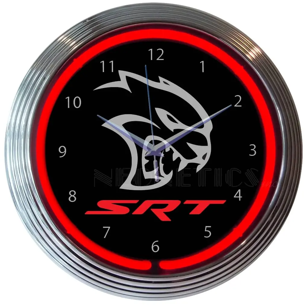 Neonetics 8Hellc Neon Clock Dodge Hellcat 1