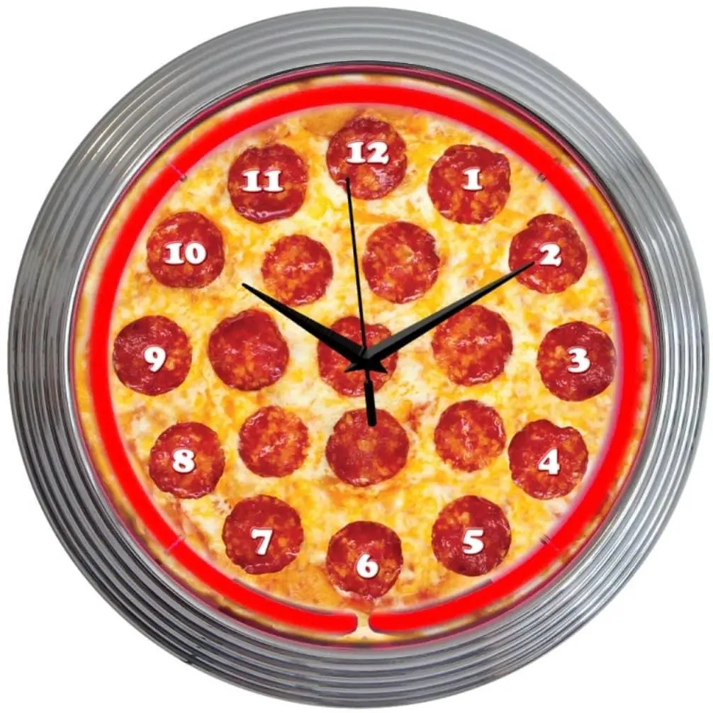 Neonetics 8Pizza Pizza Neon Clock 1