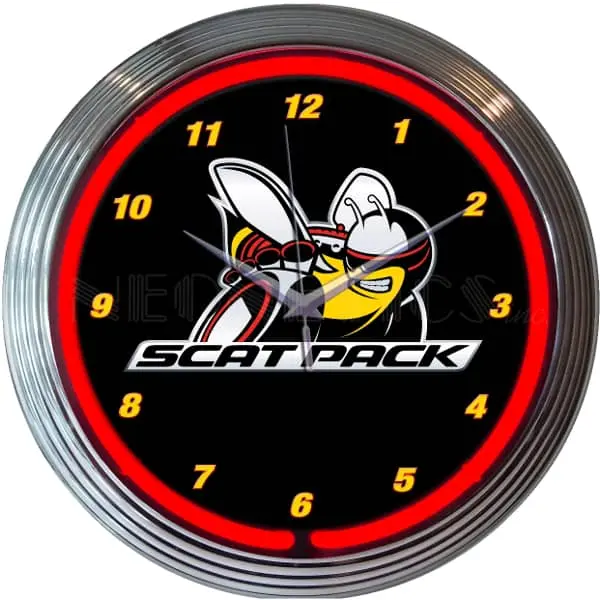 Neonetics 8Scatb Scat Pack Neon Clock 1