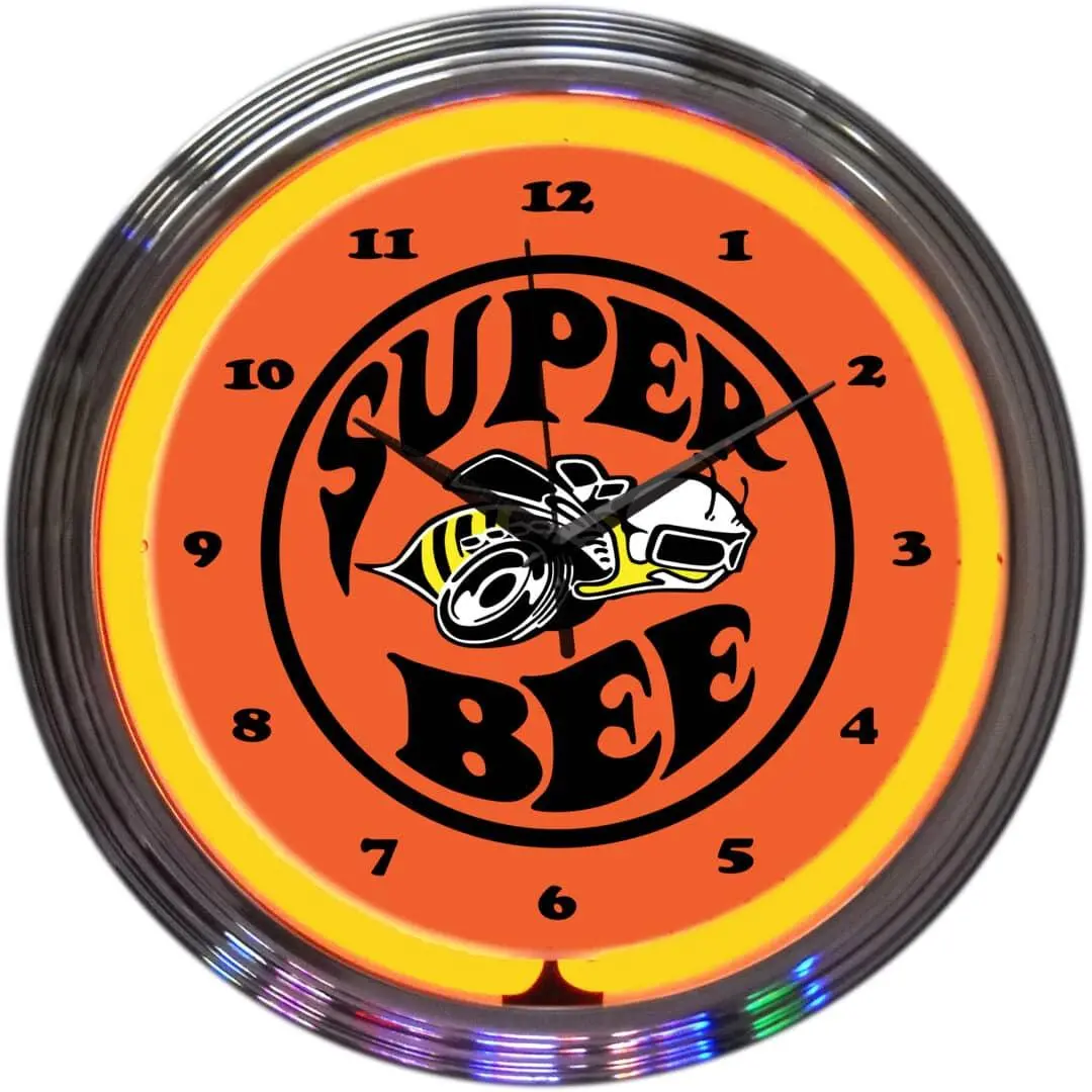 Neonetics 8Super Dodge Super Bee Neon Clock 1