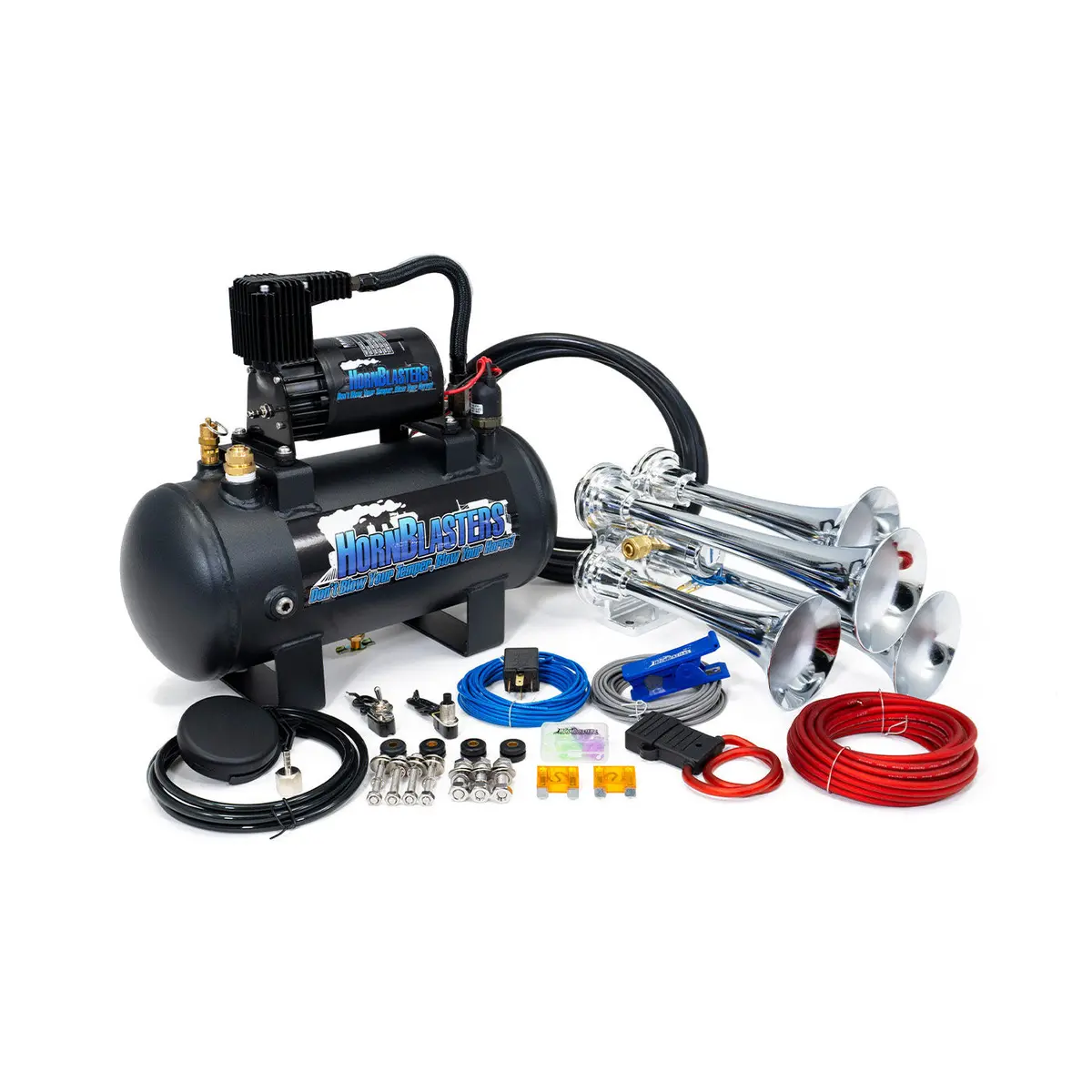 Bullet Air Horn Kit 1