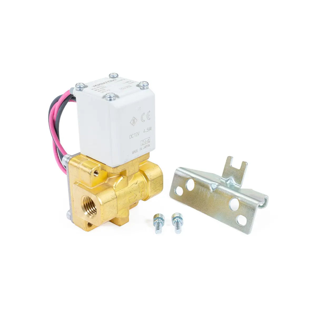 Smc Brass 1/4" Electric Air Valve 1