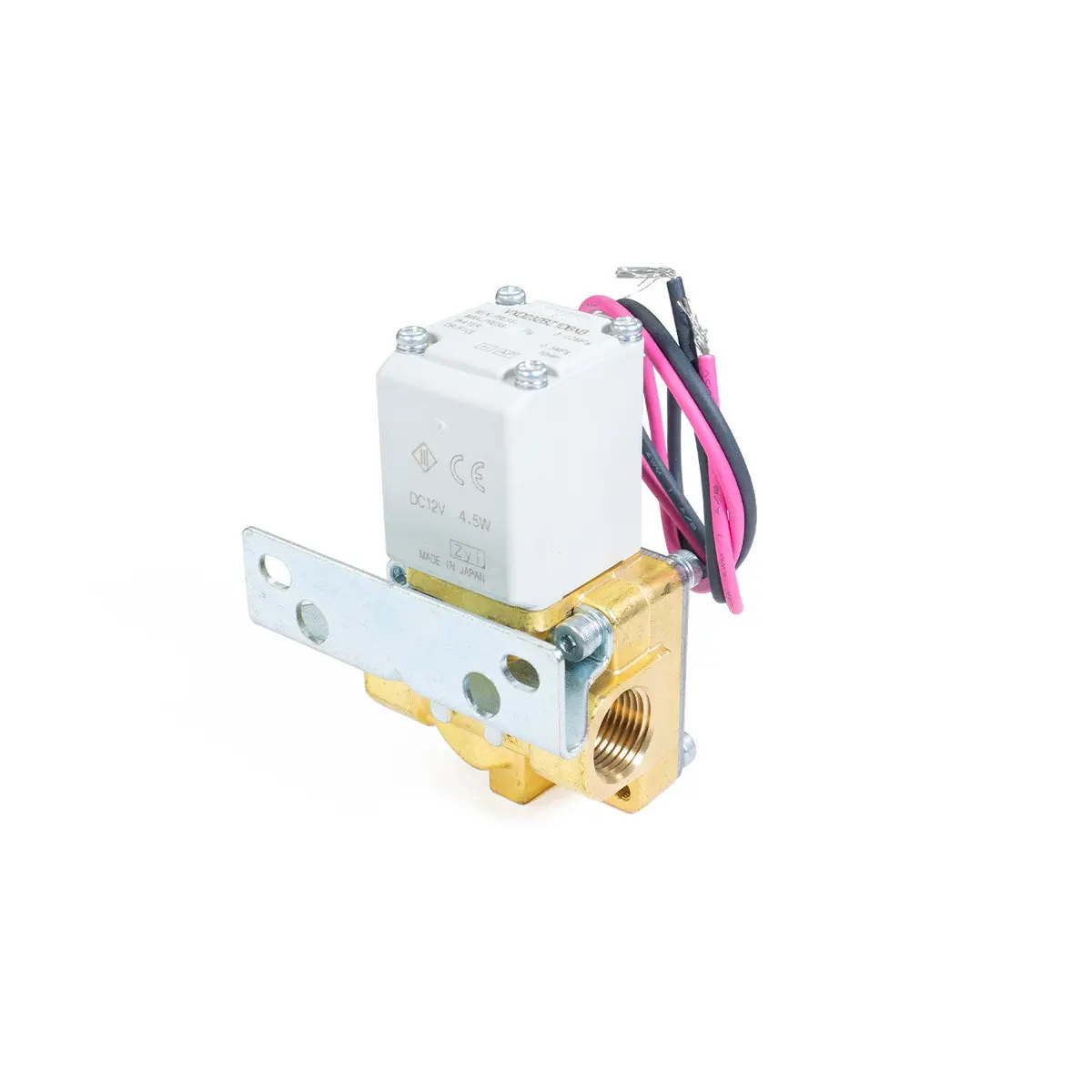 Smc Brass 3/8" Electric Air Valve 2