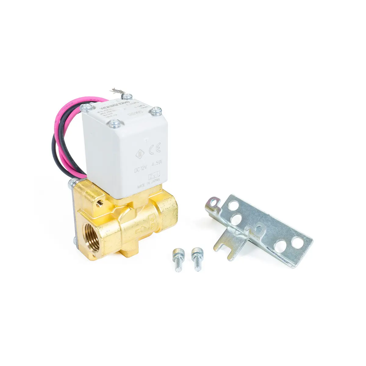 Smc Brass 3/8" Electric Air Valve 1