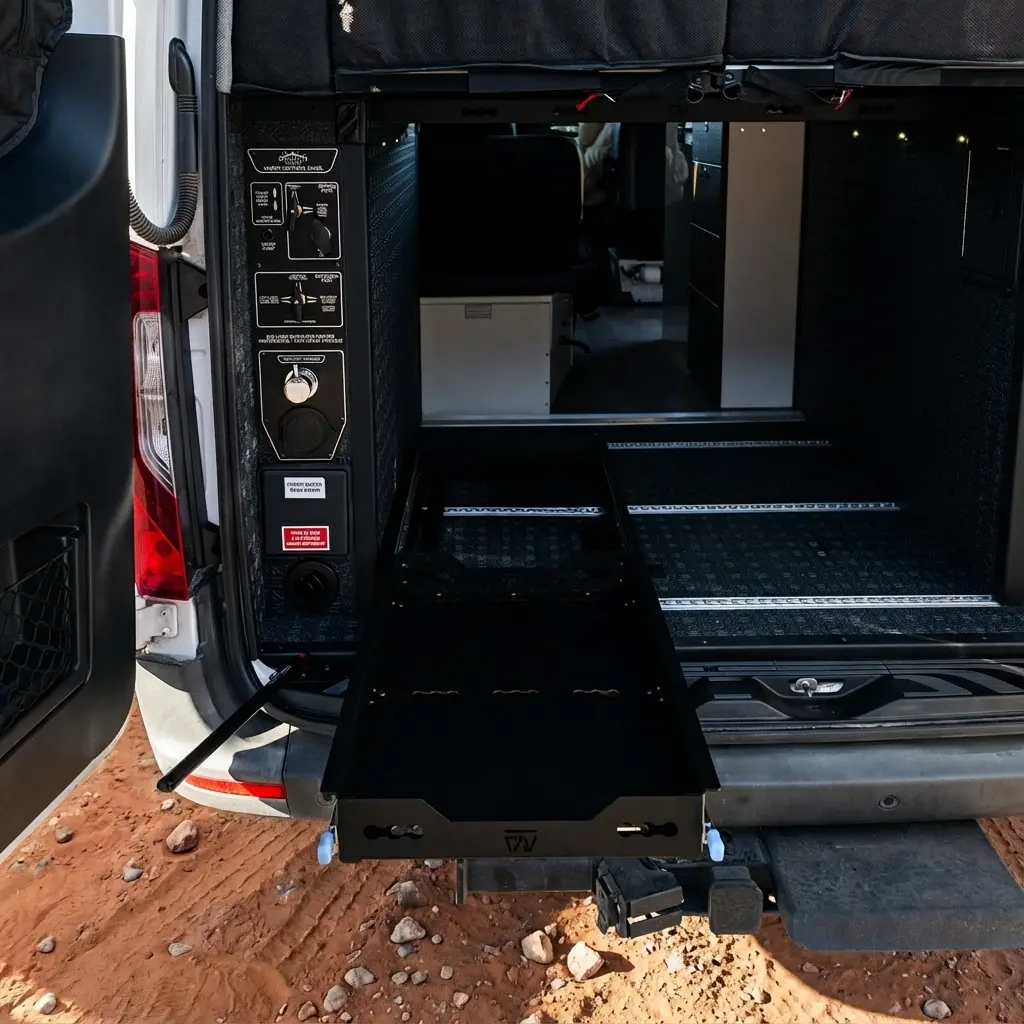 Canyon Adventure Vans 28" Cargo Tray Slide 1