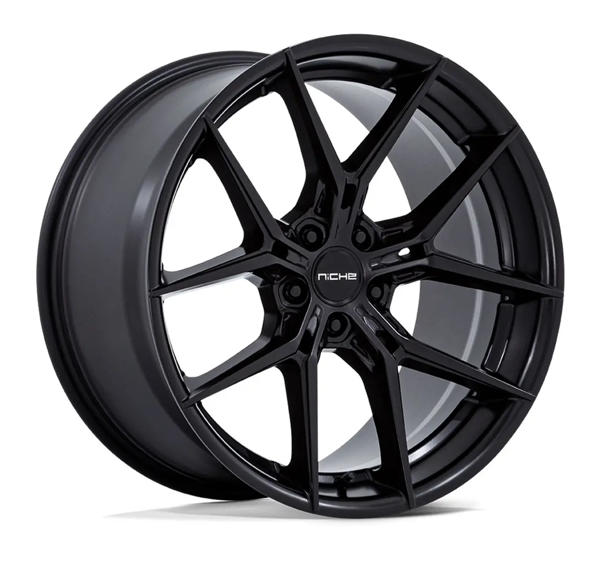 Niche Prodigy 5 C8 Corvette 19" Front 20" Rear Wheel And Tire Package 1
