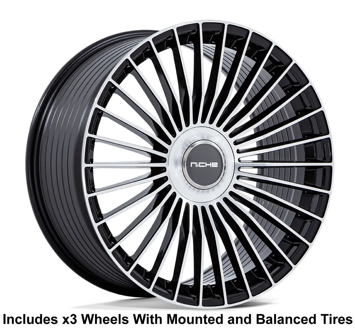 Niche Serene Slingshot 20" Front 22" Rear Wheel And Tire Package 1