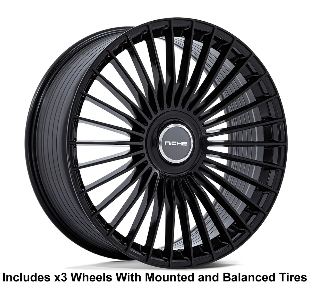 Niche Serene Slingshot 22" Wheel And Tire Package 1