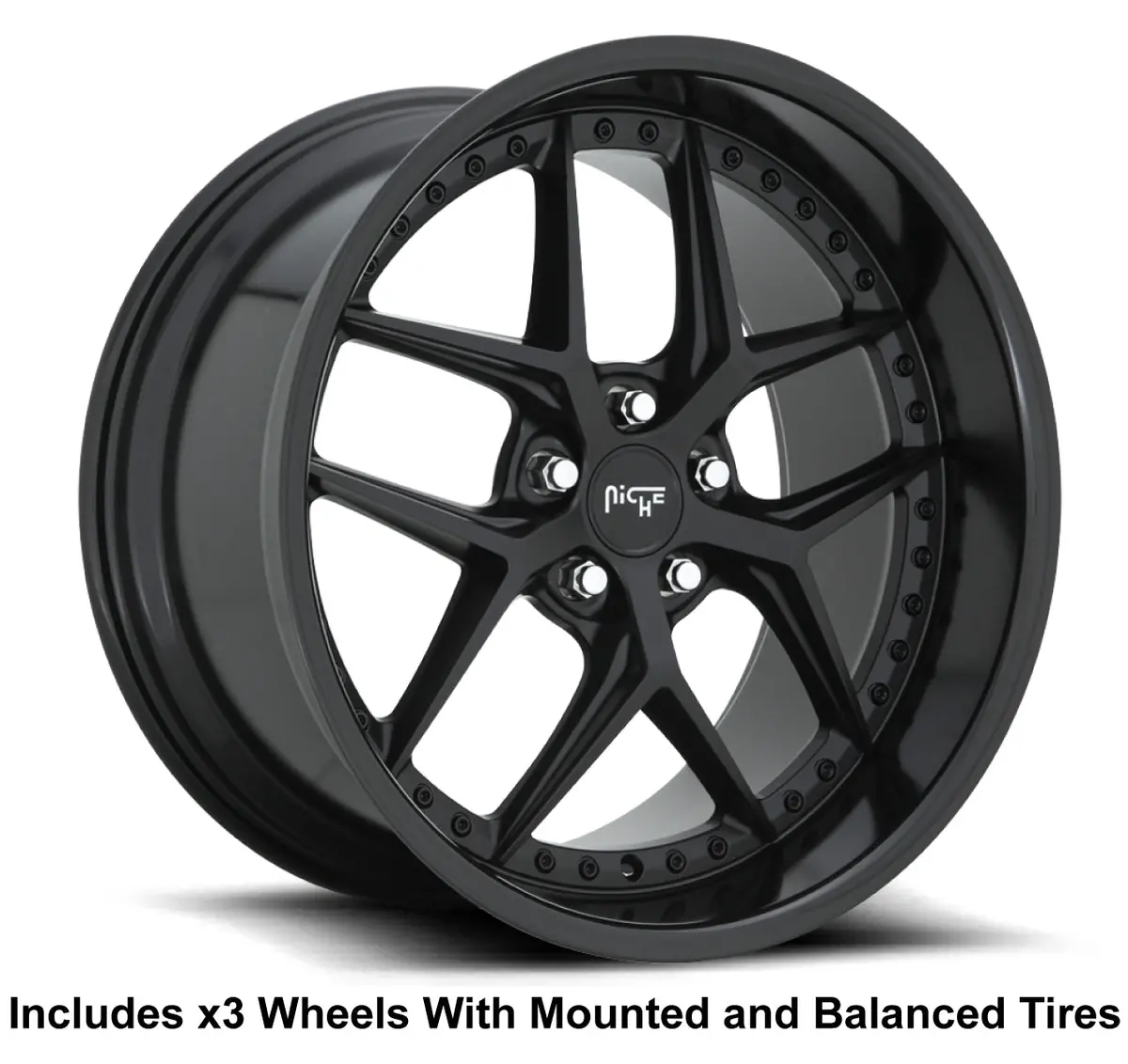 Niche Vice 20" Slingshot Wheel And Tire Package 1