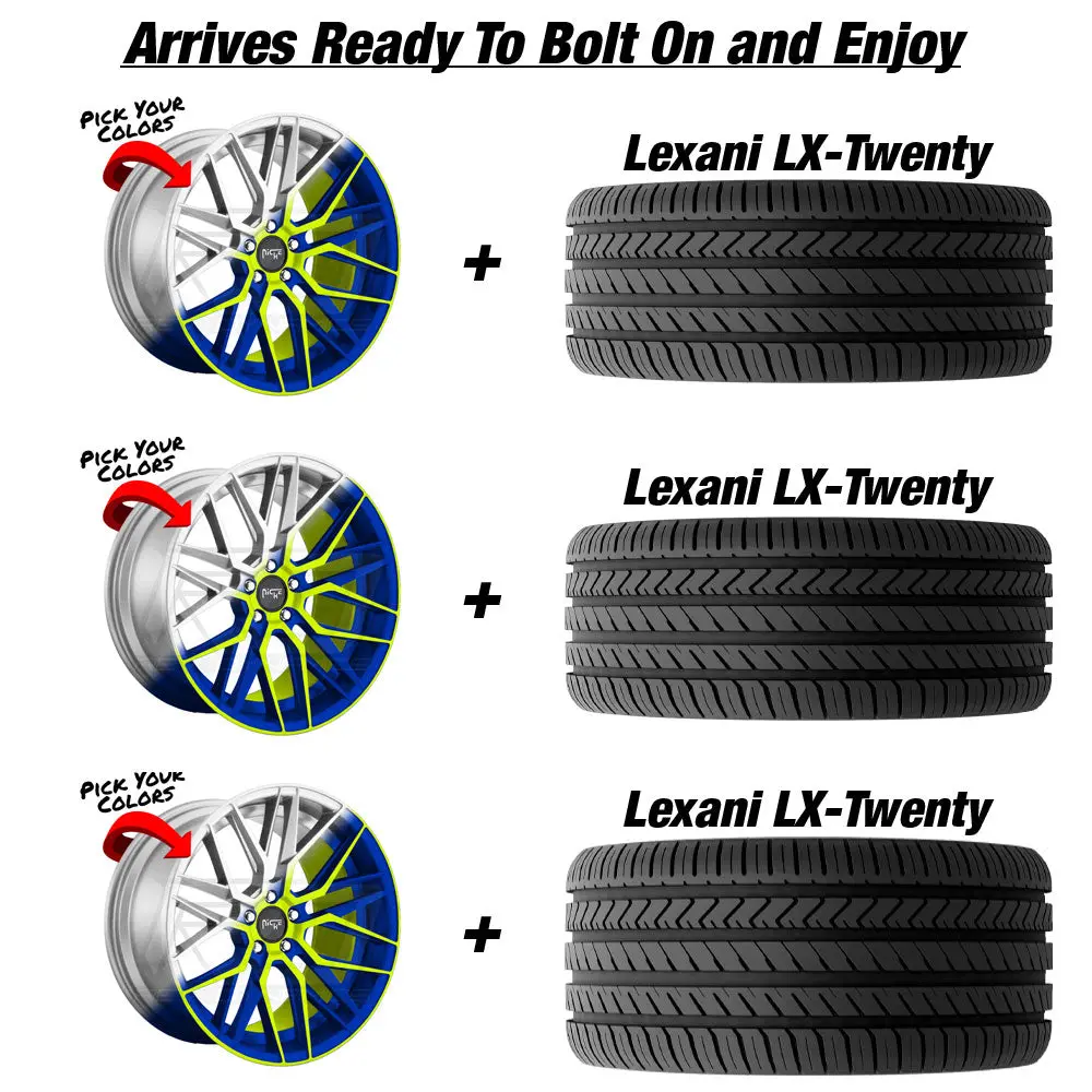 Niche Gamma 20" Slingshot Wheel And Tire Package 1