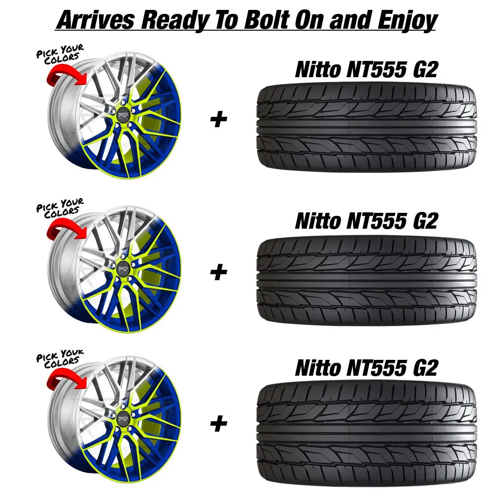 Niche Gamma 20" Slingshot Wheel And Tire Package 2