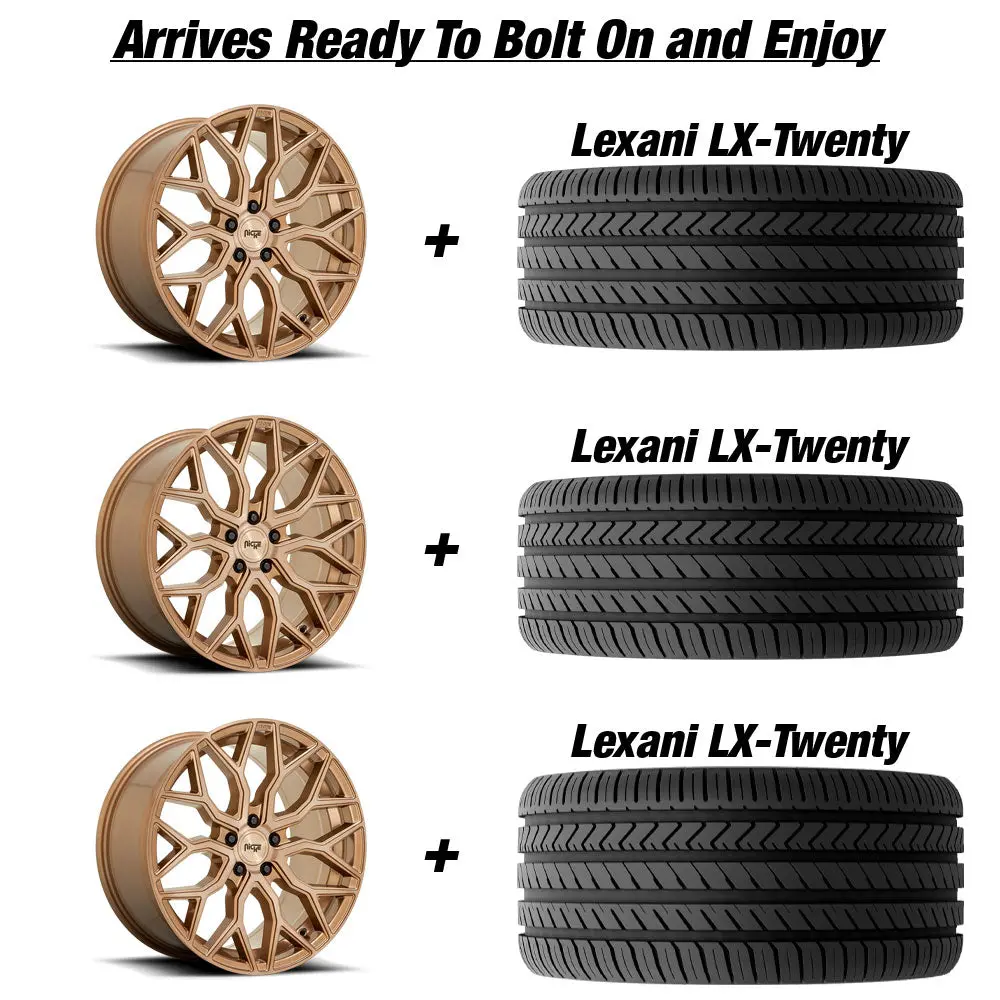 Niche Mazzanti 20" Slingshot Wheel And Tire Package 1