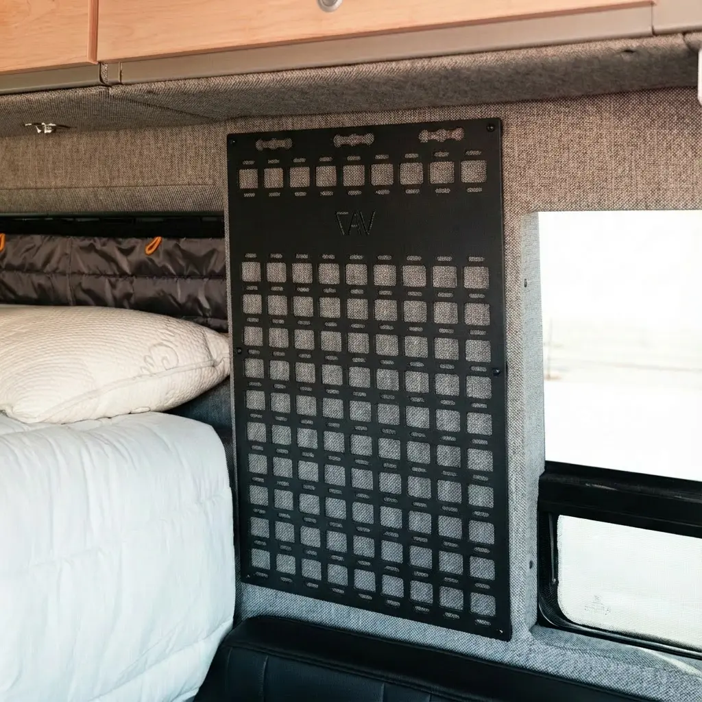Canyon Adventure Vans Storyteller Shower Molle Panel 1