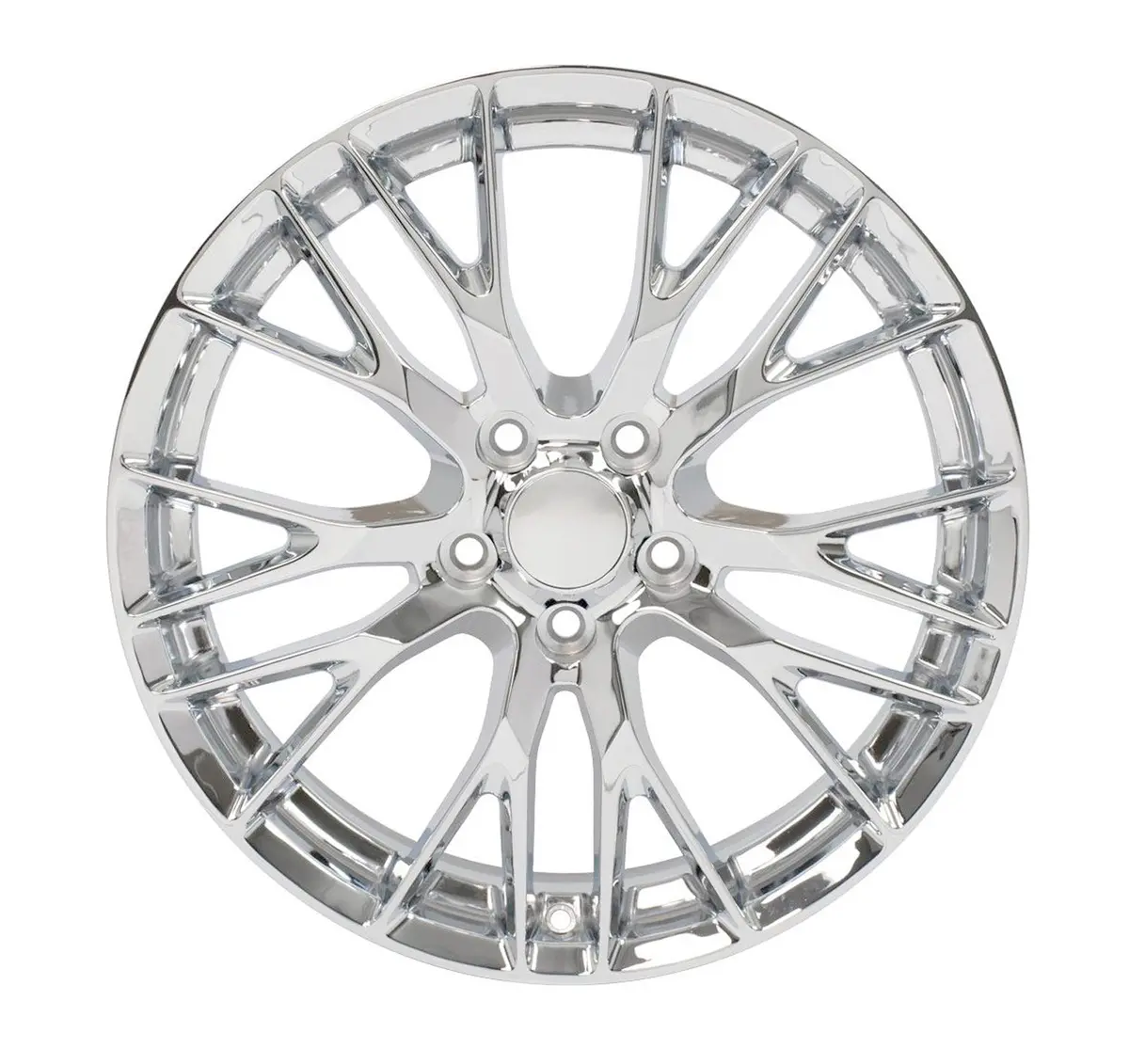 Oe Wheels Cv22 C7 Stingray Corvette 19" Front 20" Rear Wheel And Tire Package 2