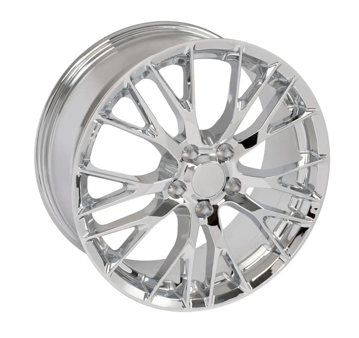 Oe Wheels Cv22 C7 Stingray Corvette 19" Front 20" Rear Wheel And Tire Package 1