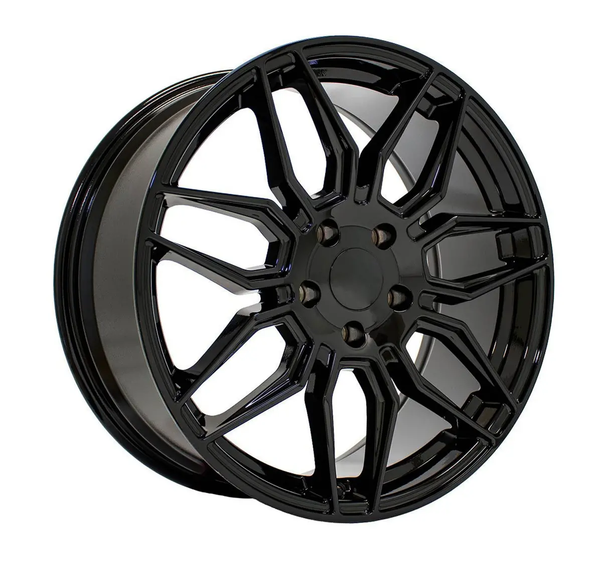 Oe Wheels Cv03d C8 Corvette 19" Front 20" Rear Wheel And Tire Package 1