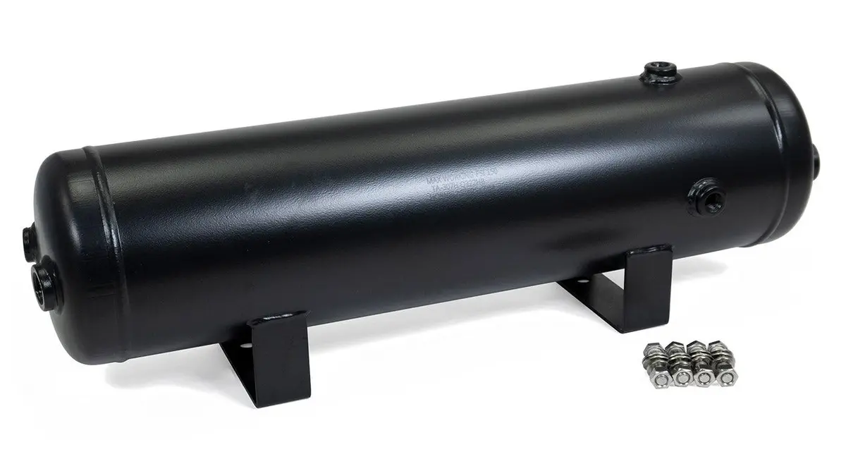 Open Box 3 Gallon 7 Port Steel Air Tank 1