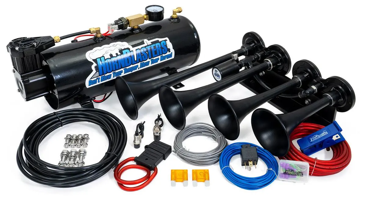 Open Box 4-Chime 3-Liter Air Horn Kit 1