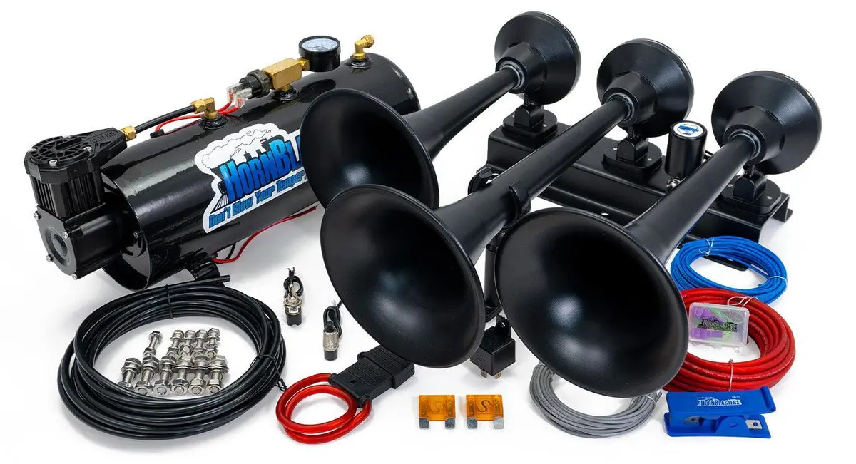 Open Box Flatlaw 3 Liter Train Horn Kit 1