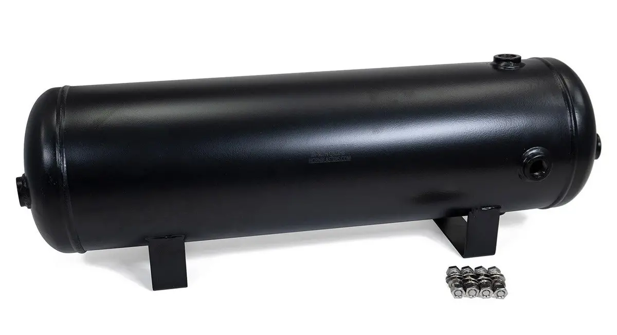 Open Box 5 Gallon 7 Port Steel Air Tank 1