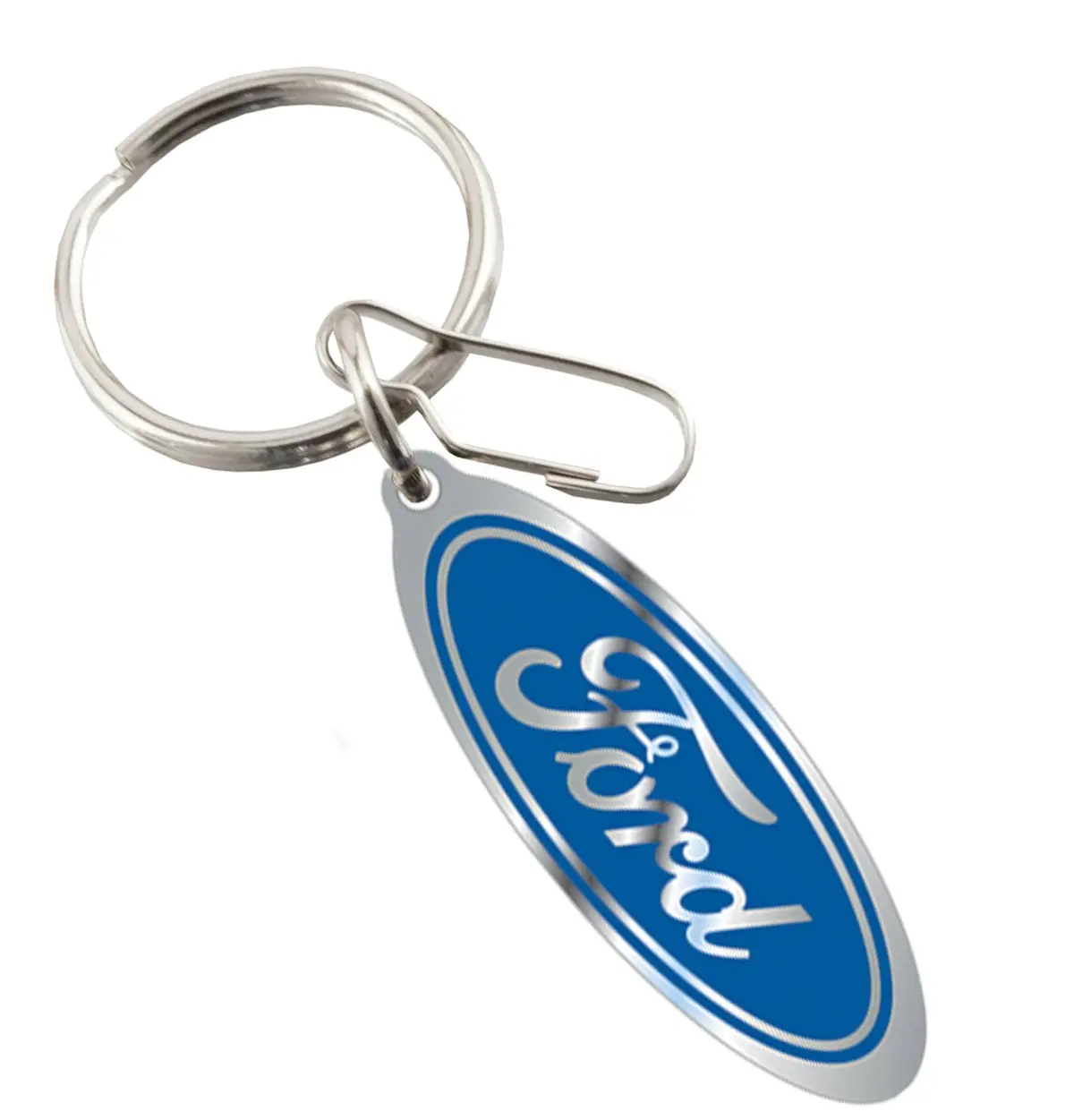 Plasticolor 4191R01 Key Chain Ford Blue Oval 1