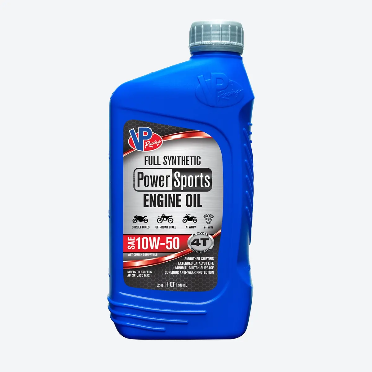 Vp Racing Fuels 2938 Vp Powersports 4T Full Synthetic Sae 10W-50 Qt 1