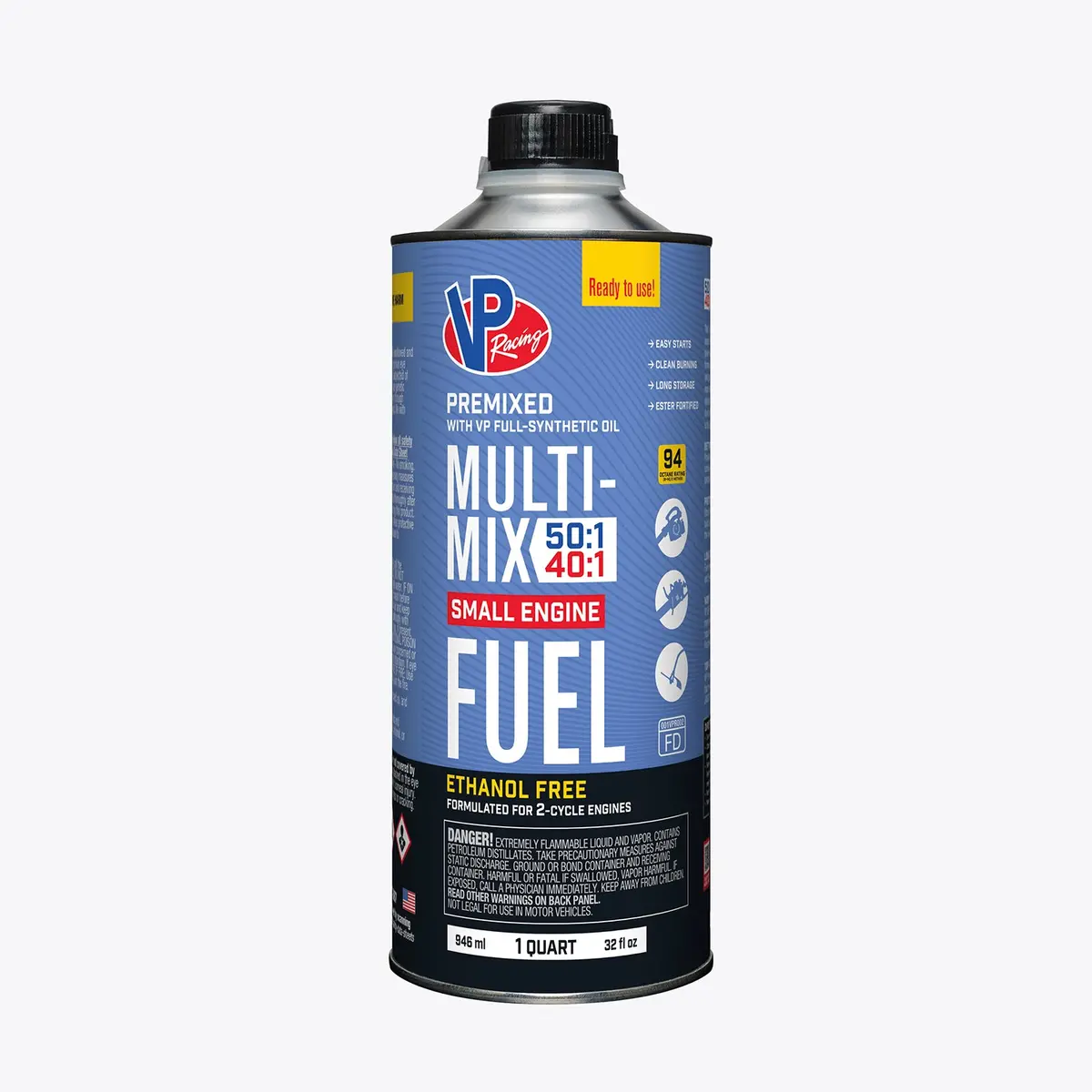 Vp Racing Fuels 6815 Multi-Mix 40:1/50:1 Premixed Qt 1