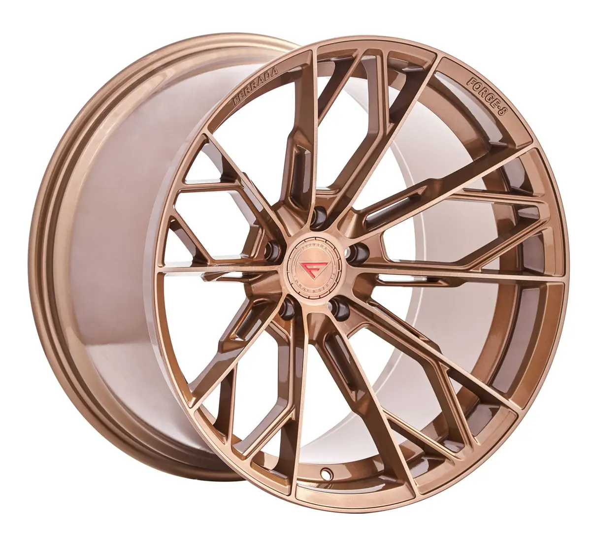 Ferrada Fr11 Tesla Model 3 20" Front And Rear Wheel And Tire Package - Bronze 1