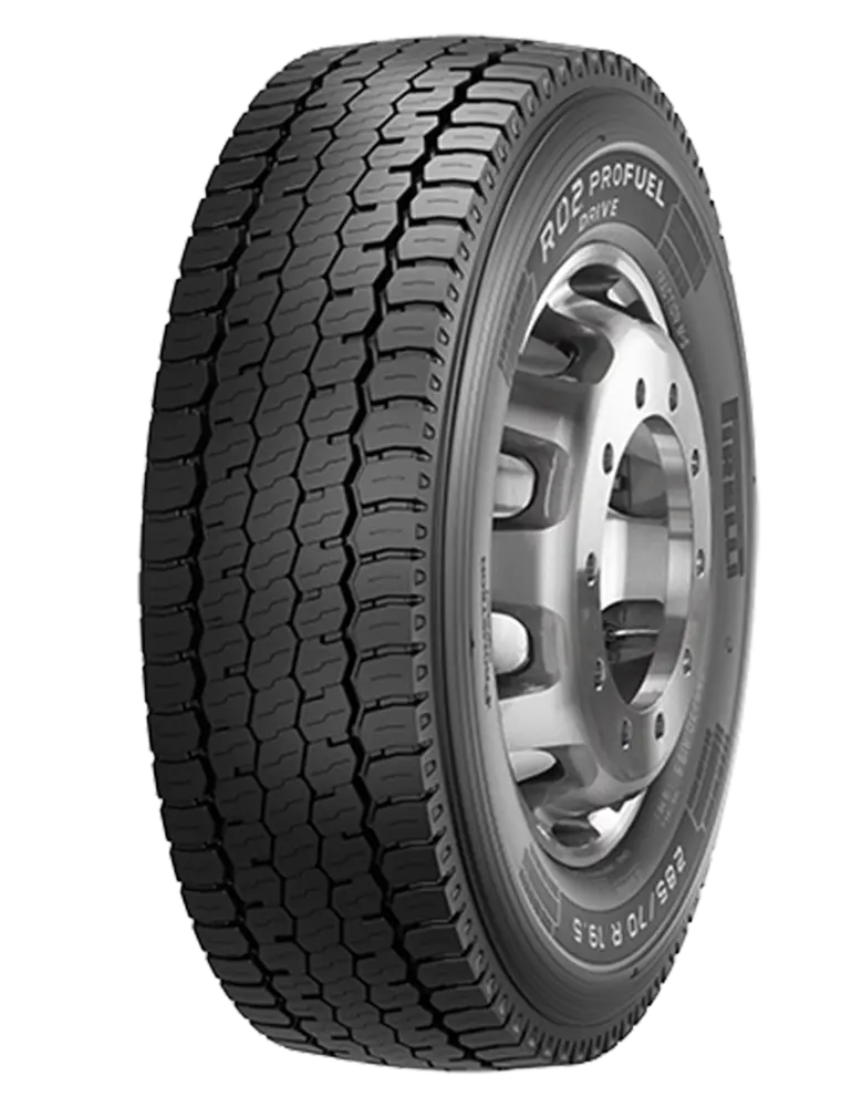 Set Of 2 Tires 225/70R19.5 Pirelli R02 Pro Drive 14 Ply 1