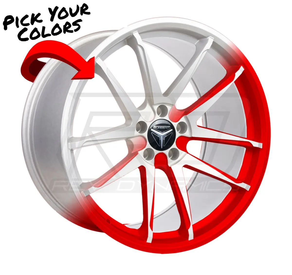 Polaris Slingshot 18" Front And 20" Rear Wheel Powder Coating Service 1