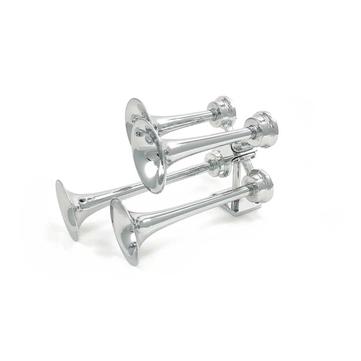 Strombos Chrome Quadruplex Nautical Horn 1