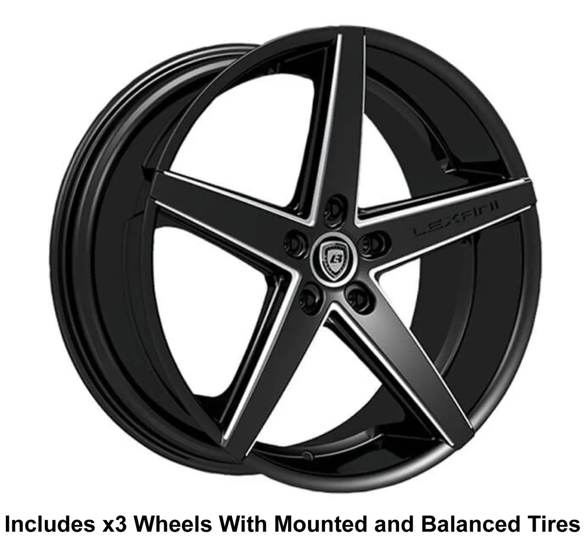 Lexani R-4 Slingshot 22" Wheel And Tire Package 1
