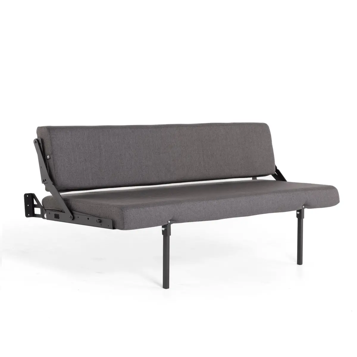 Rb Components 76" Sofa Sleeper - Charcoal Cloth 1