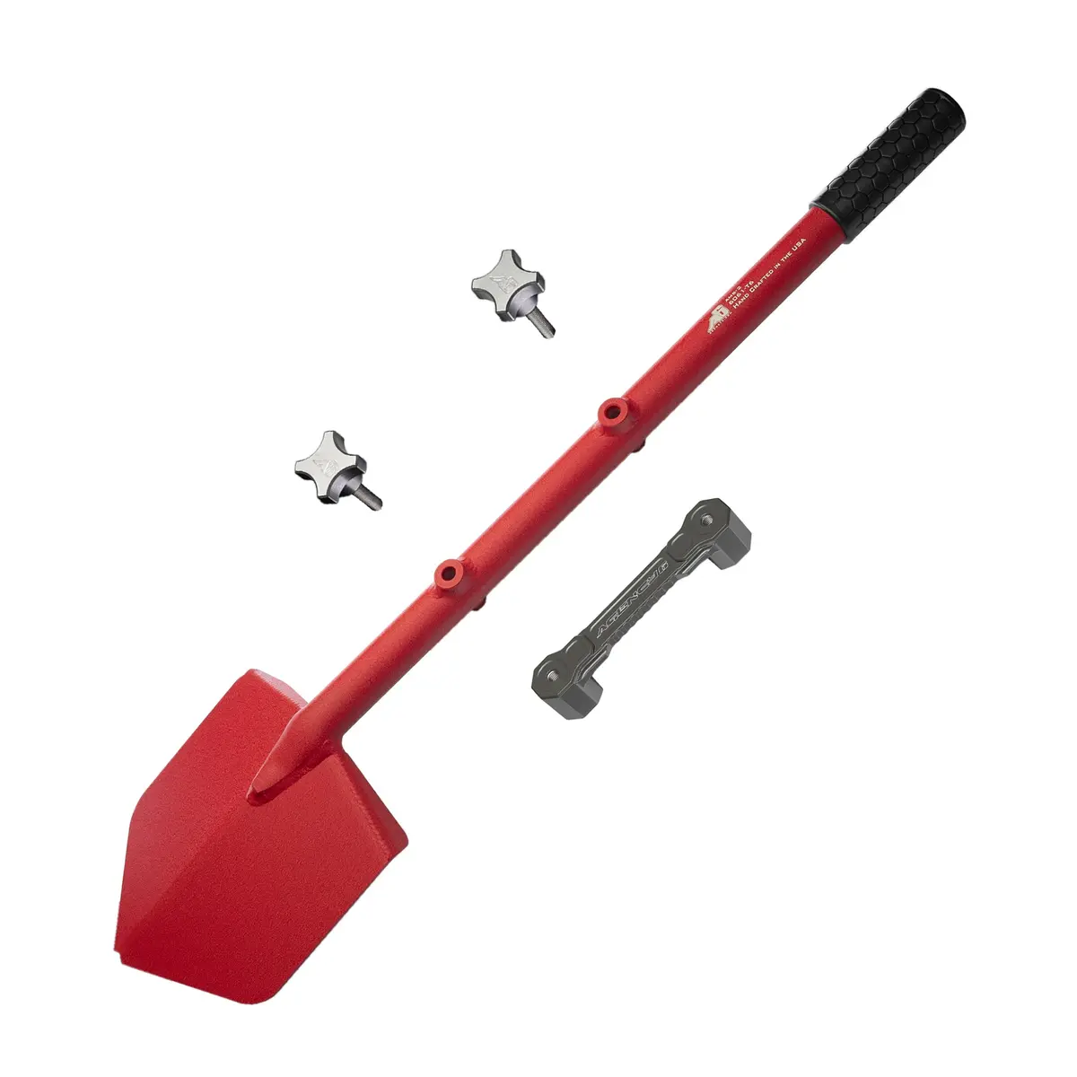 Shovel / Mount Combo - Red Long Shovel / Grey Ssm With Knobs 1