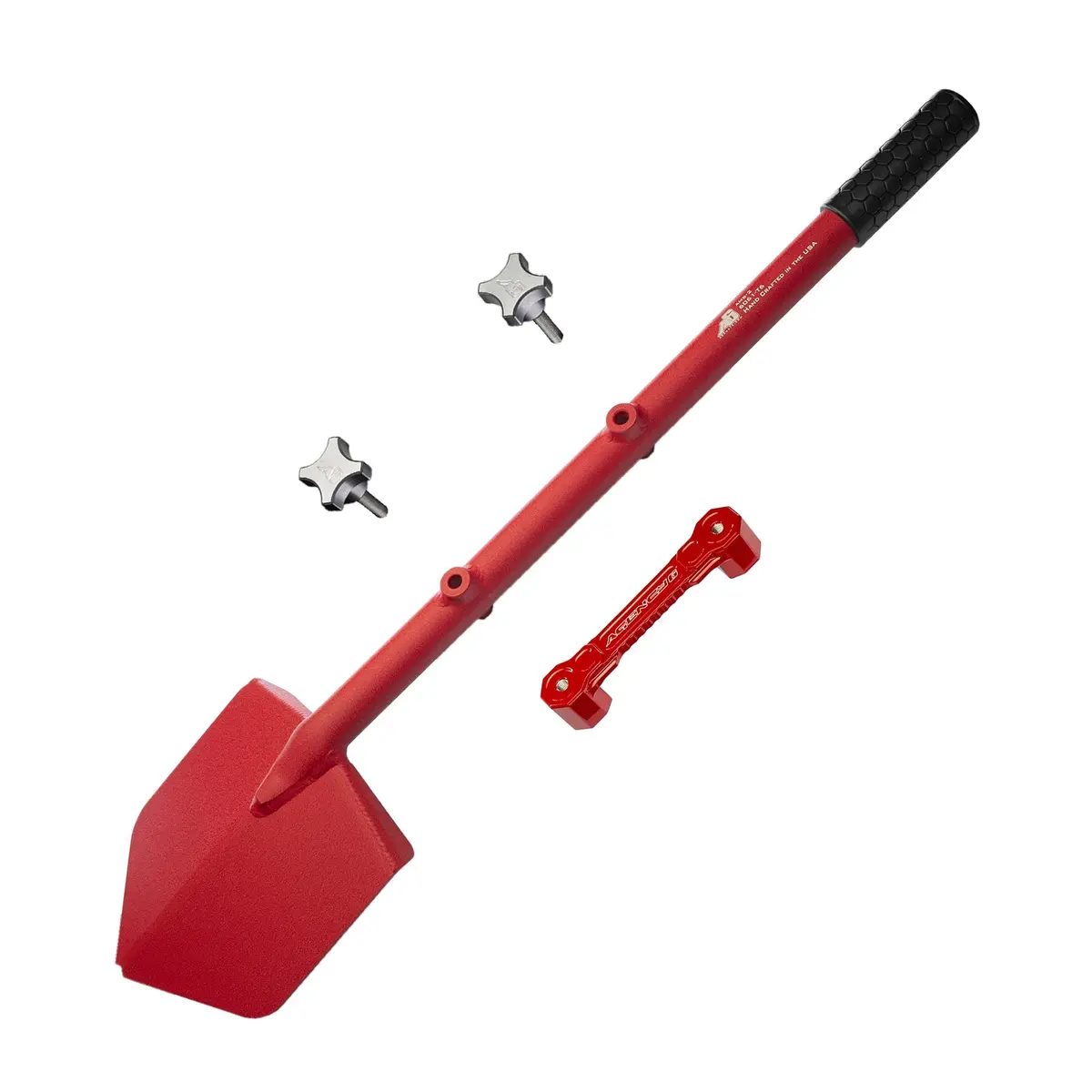 Shovel / Mount Combo - Red Long Shovel / Red Ssm With Knobs 2