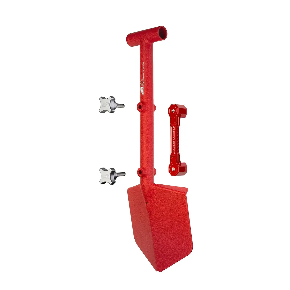 Shovel / Mount Combo - Red Mini Shovel / Red Ssm With Knobs 1