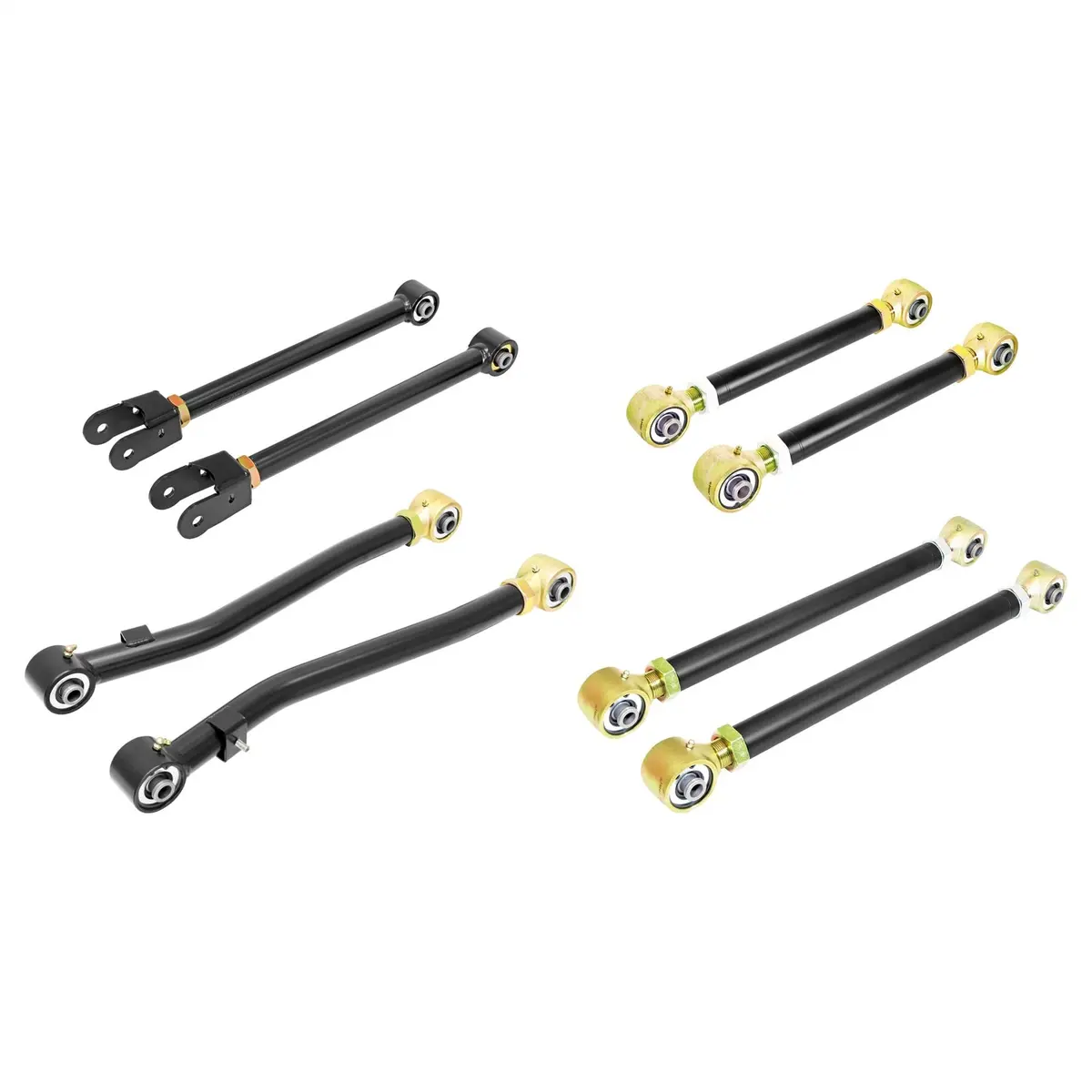 Rockjock 4X4 Rj-150000-101 Johnny Joint® Adjustable Control Arms; Complete Set Of 8; 1