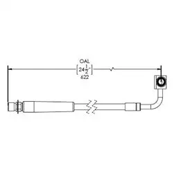 Rockjock 4X4 Rj-156400-101 Brake Hose Kit 2