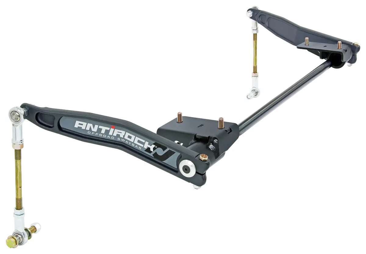 Rockjock 4X4 Rj-246100-101 Antirock® Sway Bar Kit; Jl/Jt Front; Forged Arms; Steel Brackets; 0.850 In. Bar; 1
