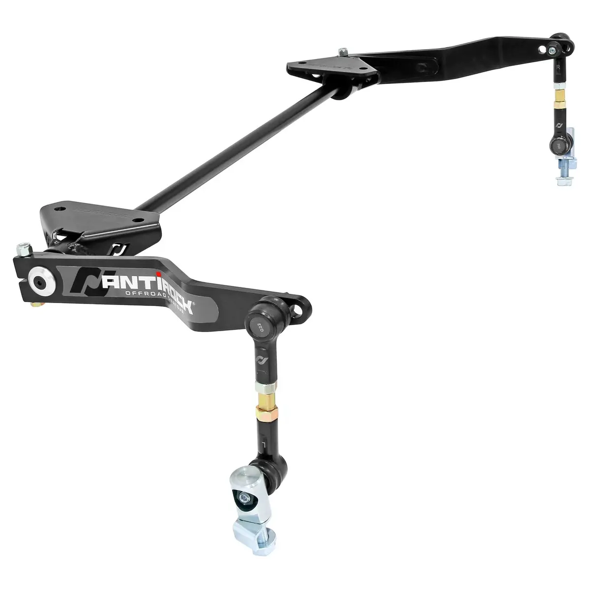 Rockjock 4X4 Rj-286100-101 Antirock® Sway Bar Kit; Bronco Front; Bolt-On; Steel Arms; 1