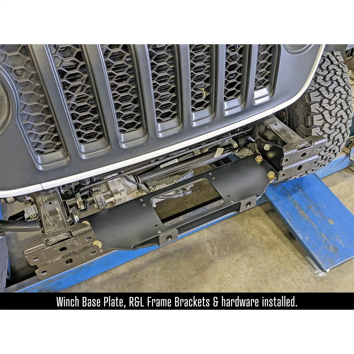Rockjock 4X4 Rj-641100-101 Rockjock Winch Plate Kit 2