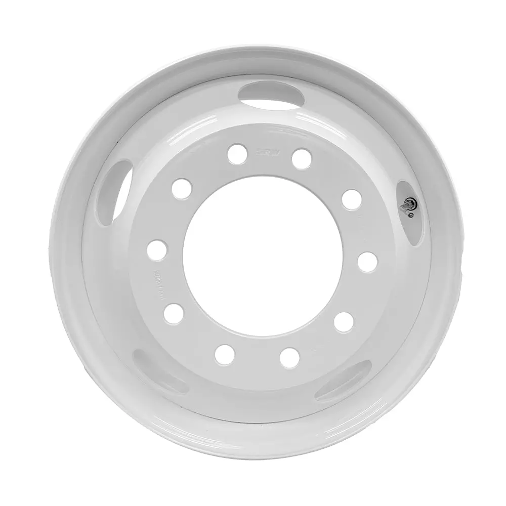 Set Of 2 Truck Wheel 22.5X8.25 Steel White Speedmax 10X285mm Hub Pilot Offset 168Mm 1
